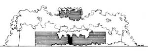 Architettura Mediterranea: La casa più bella del mondo, 1988 (Concorso Internazionale di Architettura) Il rudere  Francesco Saverio ALESSIO copyright 1988; con l'Ing. Giuseppe Pio ALESSIO