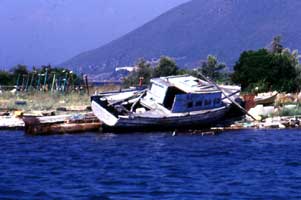 Lefkas, Kefalonia, Zakynthos, Ithaca, Meganissi, Kalamos, Paxos, Anti Paxos...in Greece Ionian Coast: Katacolon, in Greece: Olympia... Mediterranean Yachtings...mediterranean heaven green and blue! - Photography by Francesco Saverio ALESSIO © copyright 1998