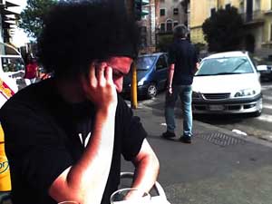 Emiliano Morrone - Roma ottobre 2007 - fotografie di Francesco Saverio Alessio