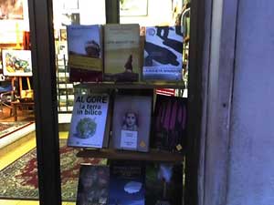 Crotone: Libreria Cerrelli - La societ sparente insieme a Gomorra di Roberto Saviano - fotografia di Francesco Saverio Alessio - copyleft