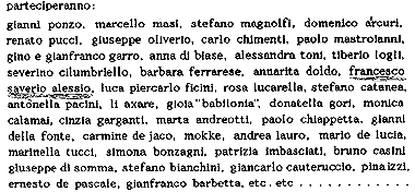 Il biglietto di invito al concerto tenutosi l'otto dicembre 1989 al Fandango di Firenze per presentare il disco "Gli ex fuorilegge si sposano" Premio Rino GAETANO 1990 ad un gruppo di amici con Renato PUCCI alla chitarra e Domenico ARCURI al basso della prima formazione Acquaraggia