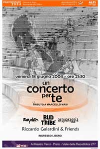 “Ancora un concerto….per te”…a noi piace la musica dal vivo: Anfiteatro Museo Pecci: 18 giugno 2004 ore 21,30